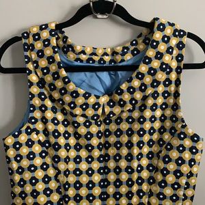 BODEN | printed structured dress